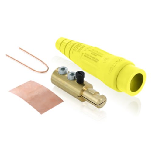 18 Series Cam Type Detachable Plugs - 2/0 & 4/0 AWG Heavy Duty Electrical Connectors (400 Amp Max) for Industrial Equipment, Power Distribution & Renewable Energy Systems