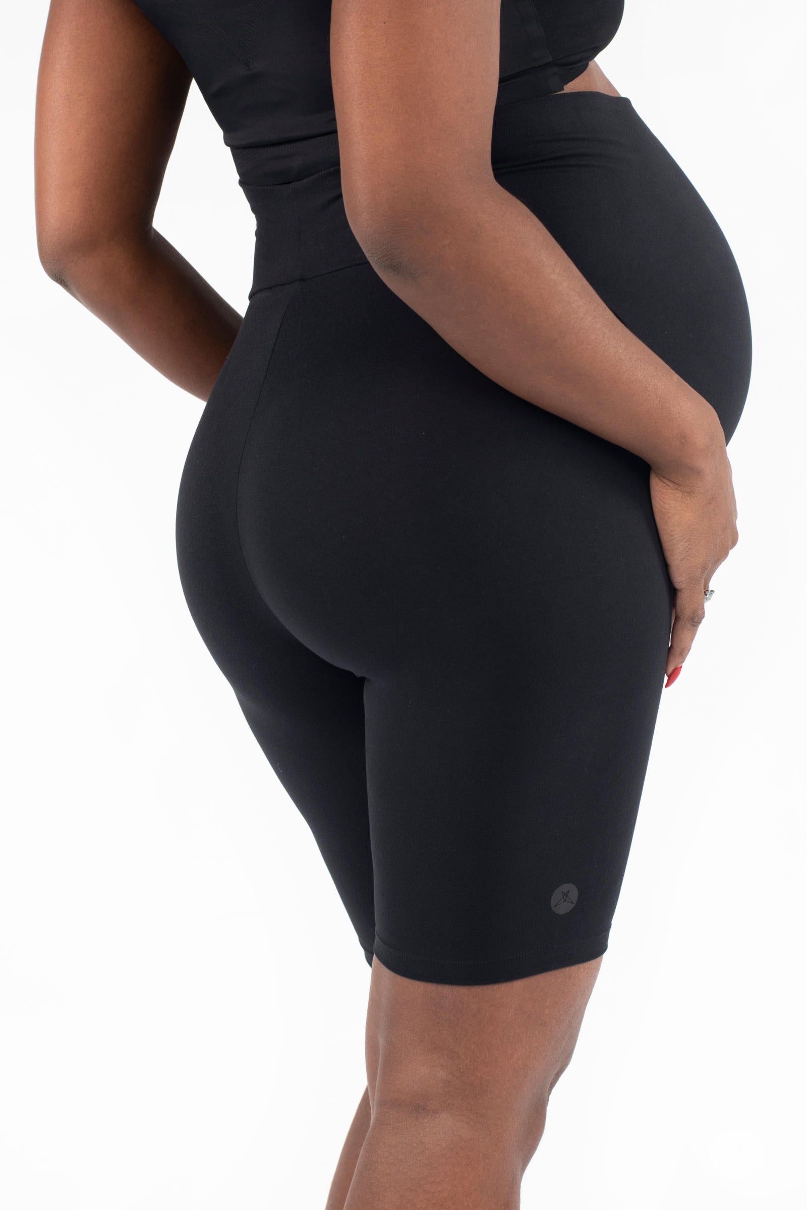 Best Maternity Biker Shorts for Pregnancy - High Waisted Stretchy Workout Shorts for Women - Perfect for Yoga, Running & Lounge Wear