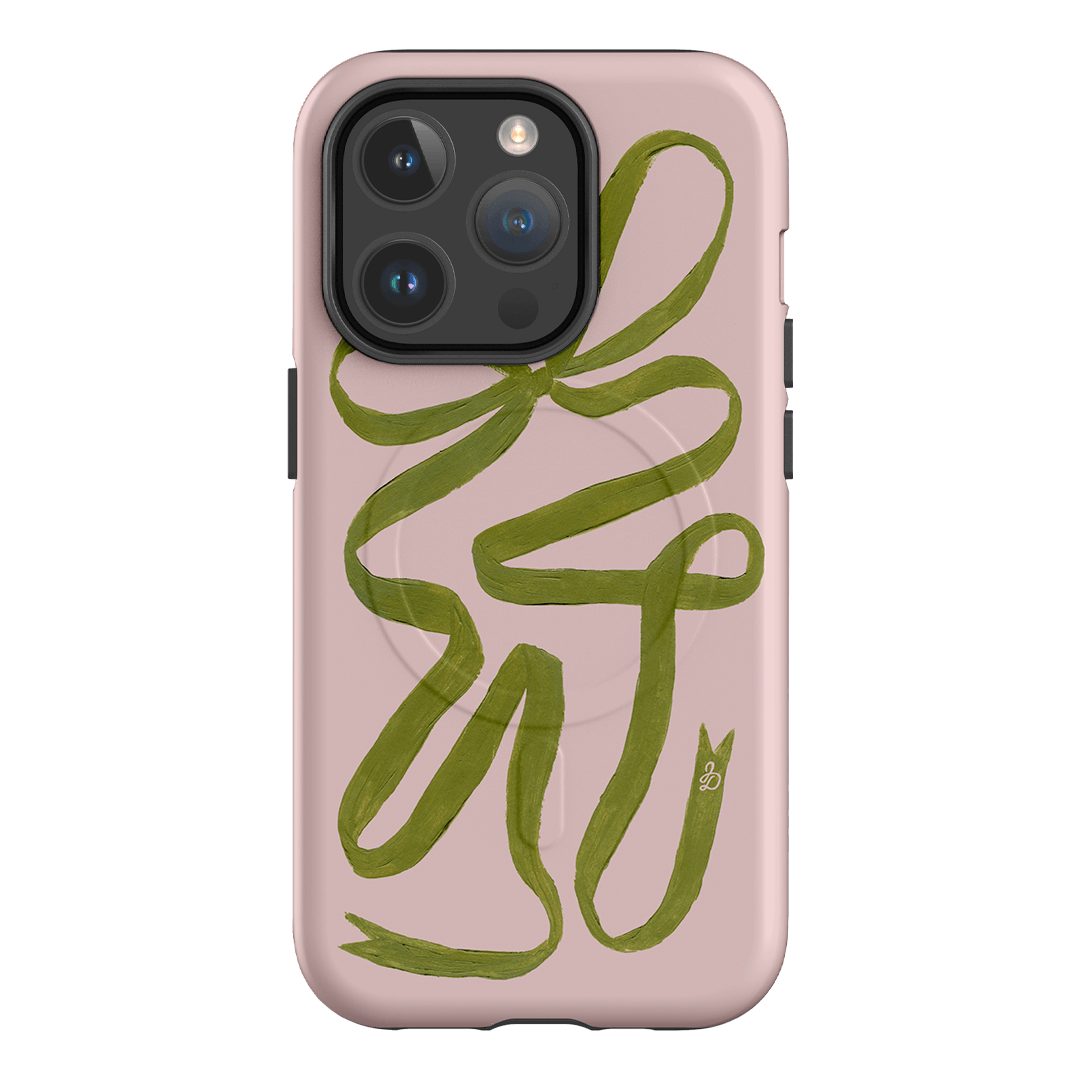 Stylish Garden Ribbon Phone Case - Trendy Floral Design Protective Cover for iPhone & Samsung - Perfect for Outdoor Picnics, Weddings & Spring Activities