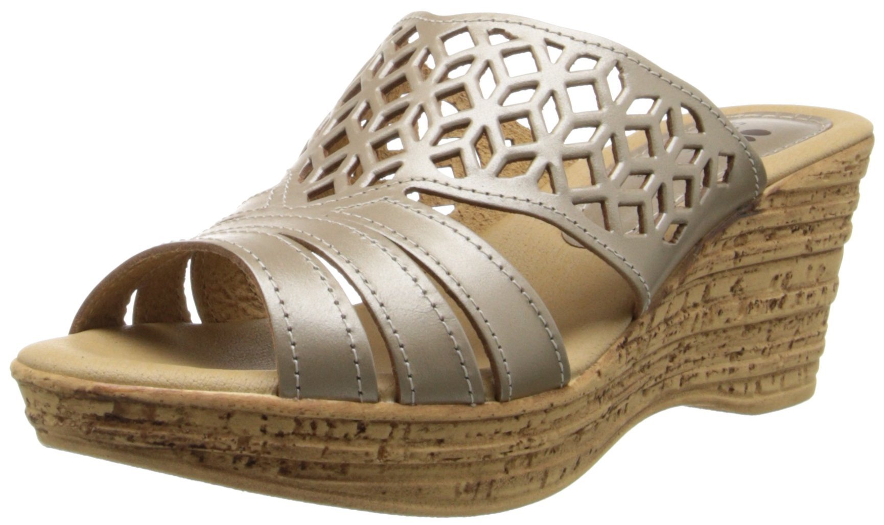 Spring Step Women's Vino Wedge Sandal - Comfortable Summer Casual Shoes with Arch Support | Perfect for Beach, Vacation & Everyday Wear