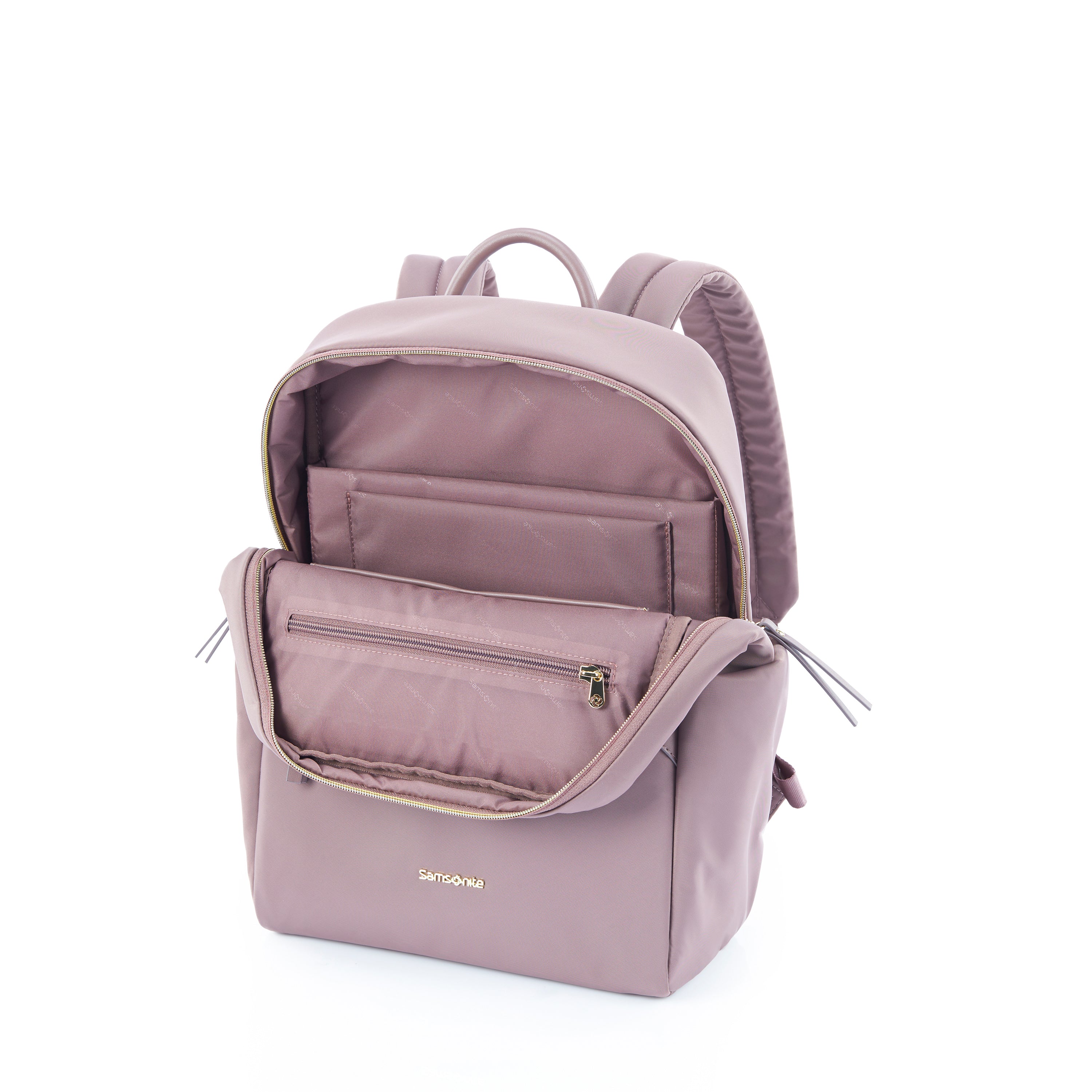 Samsonite Rosaline Eco 14.1 Inch Laptop Backpack for Women & Men - Lightweight Water-Resistant Travel Computer Bag for Work, School & Commuting