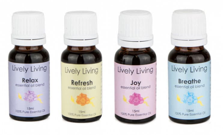 6 x 4 Type Pure Essential Oils Blends - 15ml Bottles (Lavender, Peppermint, Tea Tree, Eucalyptus) - Aromatherapy, Diffuser, Massage & Relaxation