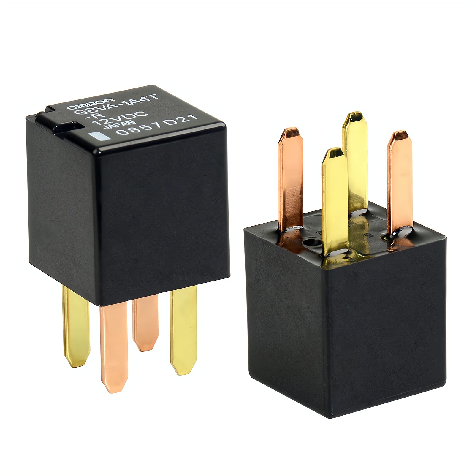 1 Pack G8VA1A4TR 4 Pin Automotive A/C Relay - Compatible with Harley Davidson Models G8VA1A4TR01, 68207357AA, 68055797AA & More - DC12V Electrical Relay for Motorcycle Air Conditioner & Audio System - Perfect for Harley Repair & Custom Upgrades