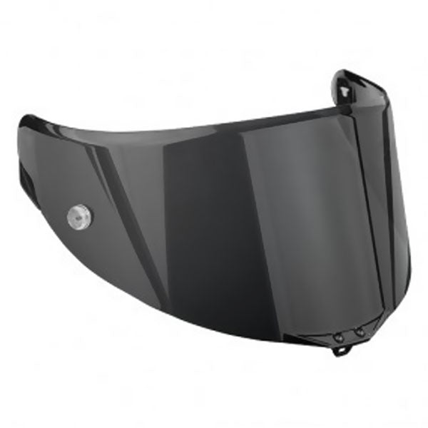 AGV Race 2 Motorcycle Helmet Visor - Anti-Scratch Dark Tinted Face Shield Replacement for Racing & Street Riding - Enhanced Visibility & UV Protection for Sports Bikes