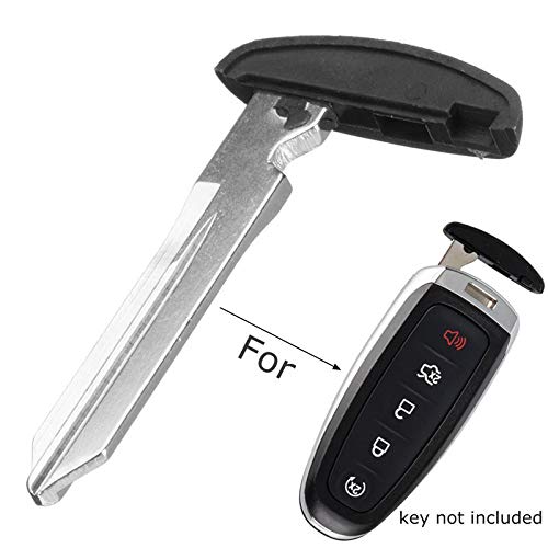 YONGYAO Smart Remote Key Insert Blank Blade for Ford Edge Escape Explorer - Replacement Car Key Fob for Easy DIY Programming | Perfect for Lost or Damaged Keys, Spare Key Creation, and Vehicle Security