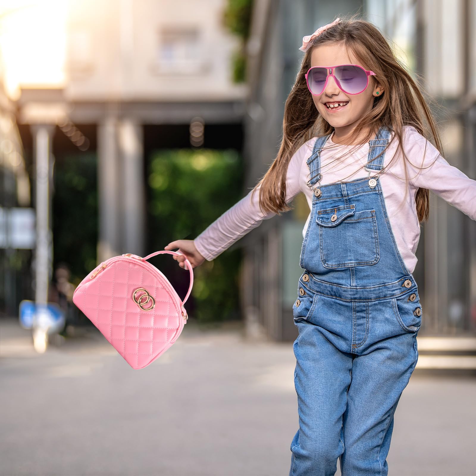 Adorable Little Girls Purse Set - Cute Toddler Handbag with Accessories for 3-6 Year Olds | Pretend Play Toy for Dress Up & Princess Role Play | Perfect Birthday Gift & Valentines Present for Kids | Ideal for Tea Parties, Playdates & Dress-Up Games