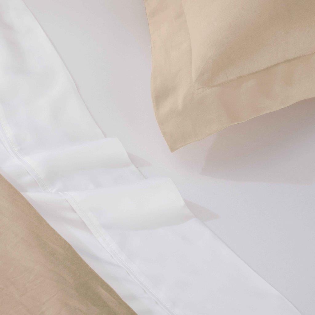 Premium Egyptian Cotton 400 Thread Count Duvet Cover Set - Ultra Soft & Breathable Bedding for Luxury Hotels & Master Bedrooms