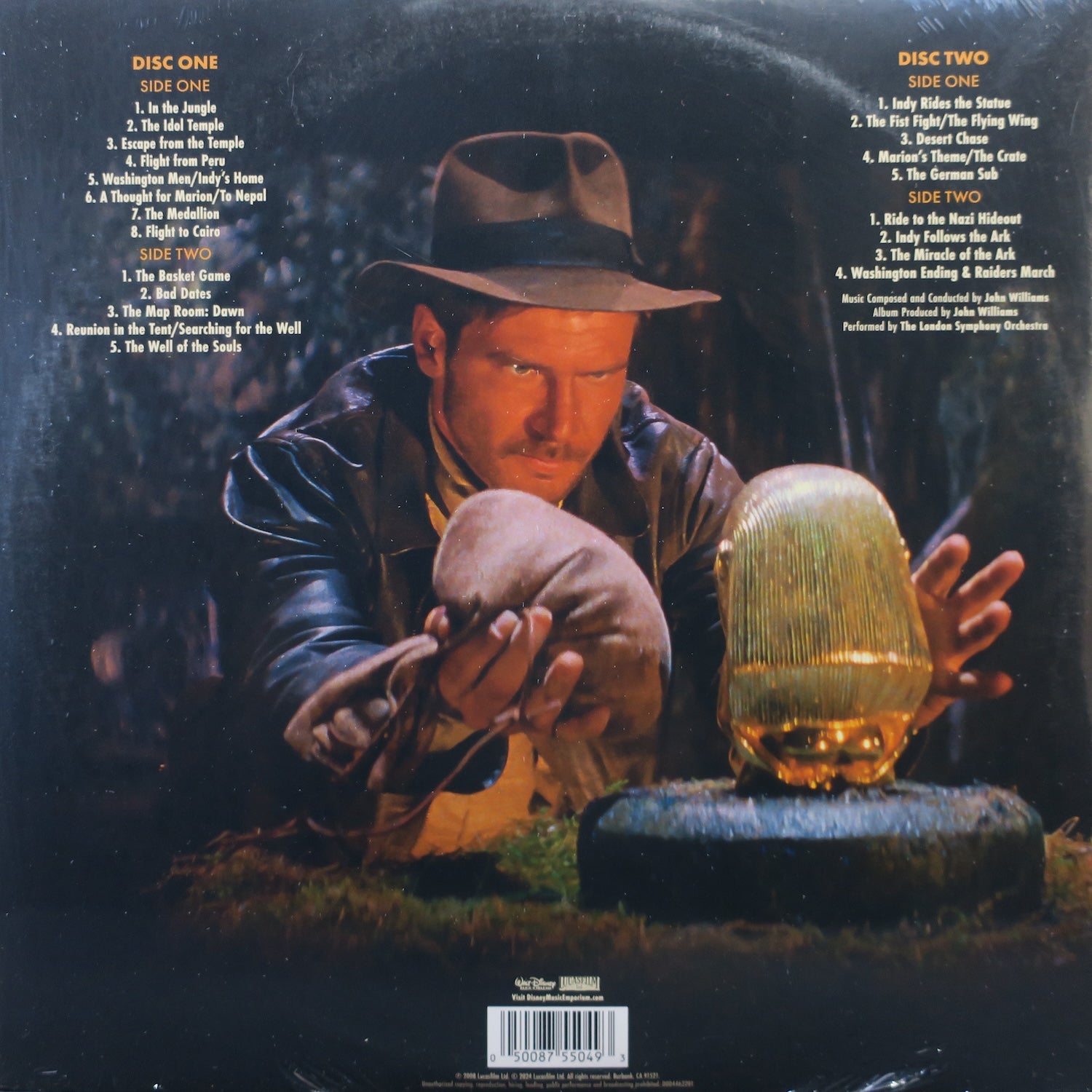 Indiana Jones and the Raiders of the Lost Ark Soundtrack by John Williams - 180g Vinyl 2LP Record - Perfect for Movie Nights & Collector's Display