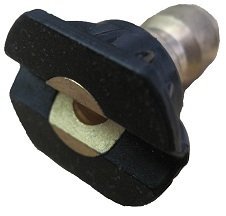 ZPE Pressure Washer Soap Nozzle Tip - 60 Degree Black Brass Quick Couple Low Pressure Nozzle for Car Washing, House Cleaning & Outdoor Cleaning