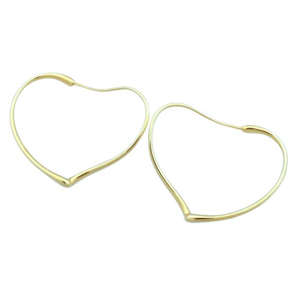 18K Gold Heart Hoop Earrings for Women - Vintage Style Dainty Jewelry Gift for Her - Perfect for Valentine's Day, Anniversary & Romantic Occasions