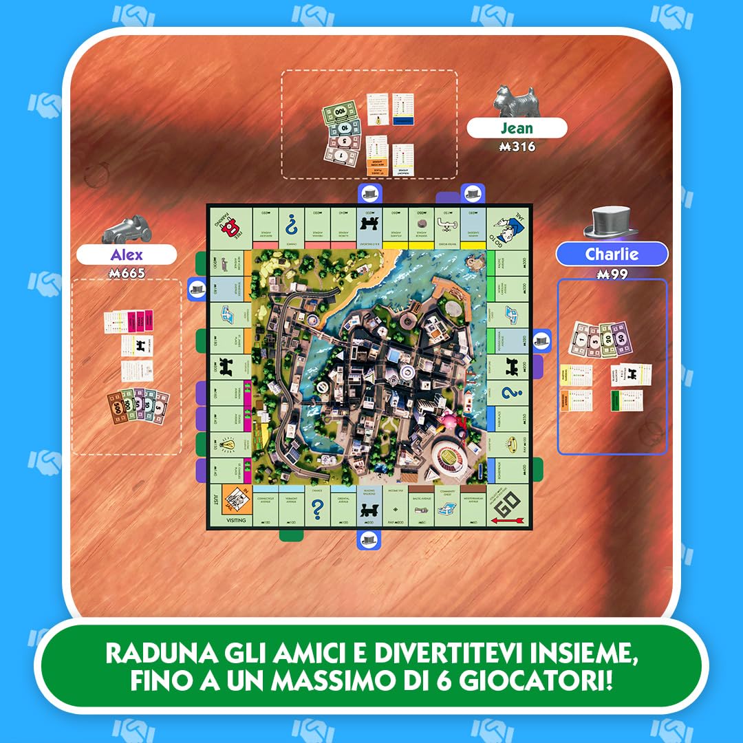 Monopoly 2024 Edition for Nintendo Switch - Family Board Game Video Game | Fun Multiplayer Party Game for Kids & Adults | Perfect for Game Nights & Holiday Gatherings