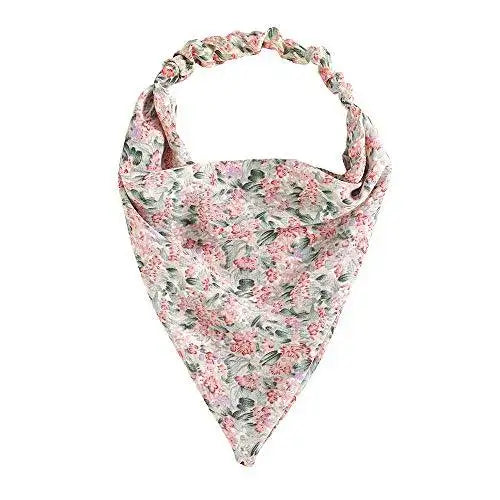 Floral Elastic Hair Kerchief Scarf Set of 3 - Stylish Headbands for Women, Girls | Perfect for Summer, Beach, Yoga, and Outdoor Activities