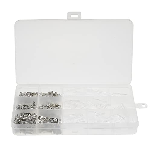 VILLCASE 270pcs Quick Splice Electrical Wire Connectors Kit - Male & Female Spade Terminals, Crimp Battery Terminals for Car, Truck, Boat Wiring - Perfect for Automotive, Marine, and DIY Electrical Projects