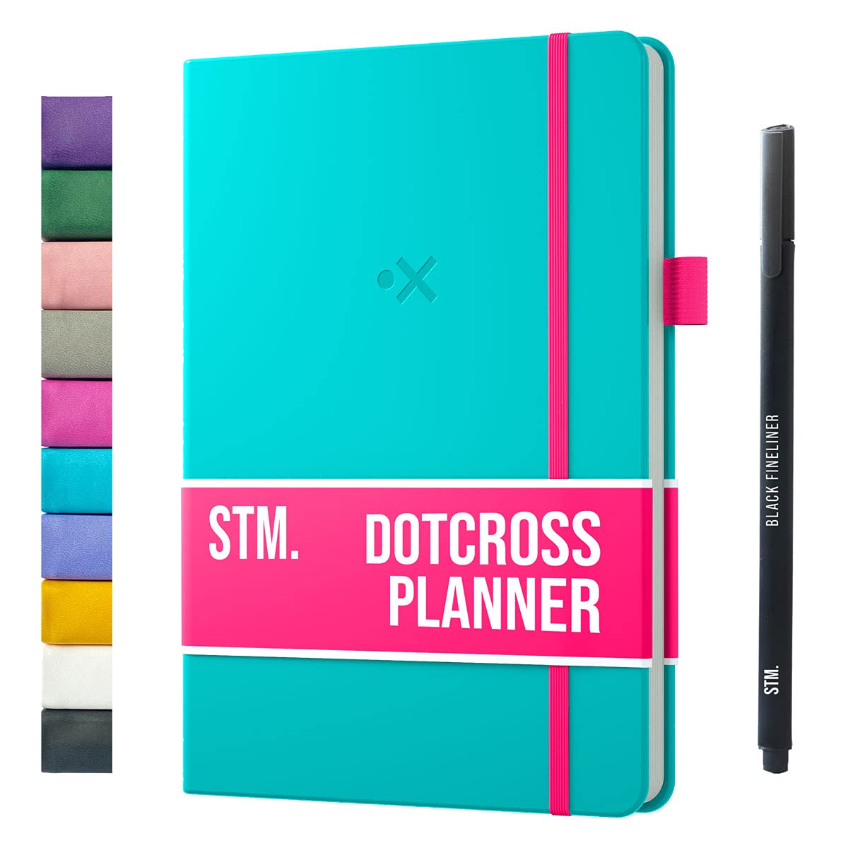 2025 Daily Planner (Undated) - A5 Dot Grid Notebook for Personal, Professional & Academic Use | Weekly & Monthly Calendar Organizer | Goal Setting & Productivity Journal | Perfect for Work, School & Home Office Planning
