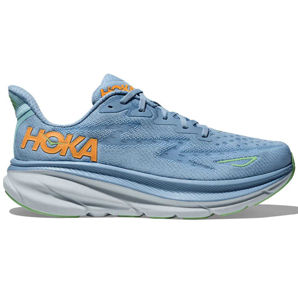 Hoka Clifton 9 Running Shoes for Men - Dusk/Illusion Color - Size 12 D Medium - Lightweight Cushioned Road Running & Walking Shoes for Daily Training & Marathon