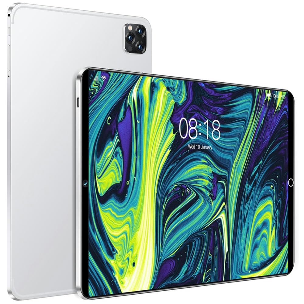 10.1 Inch Tablet PC - 1GB RAM + 16GB Storage, 1280x800 IPS Screen, Dual SIM Dual Standby, White Color with EU Plug - Perfect for Work, Study, and Entertainment On The Go