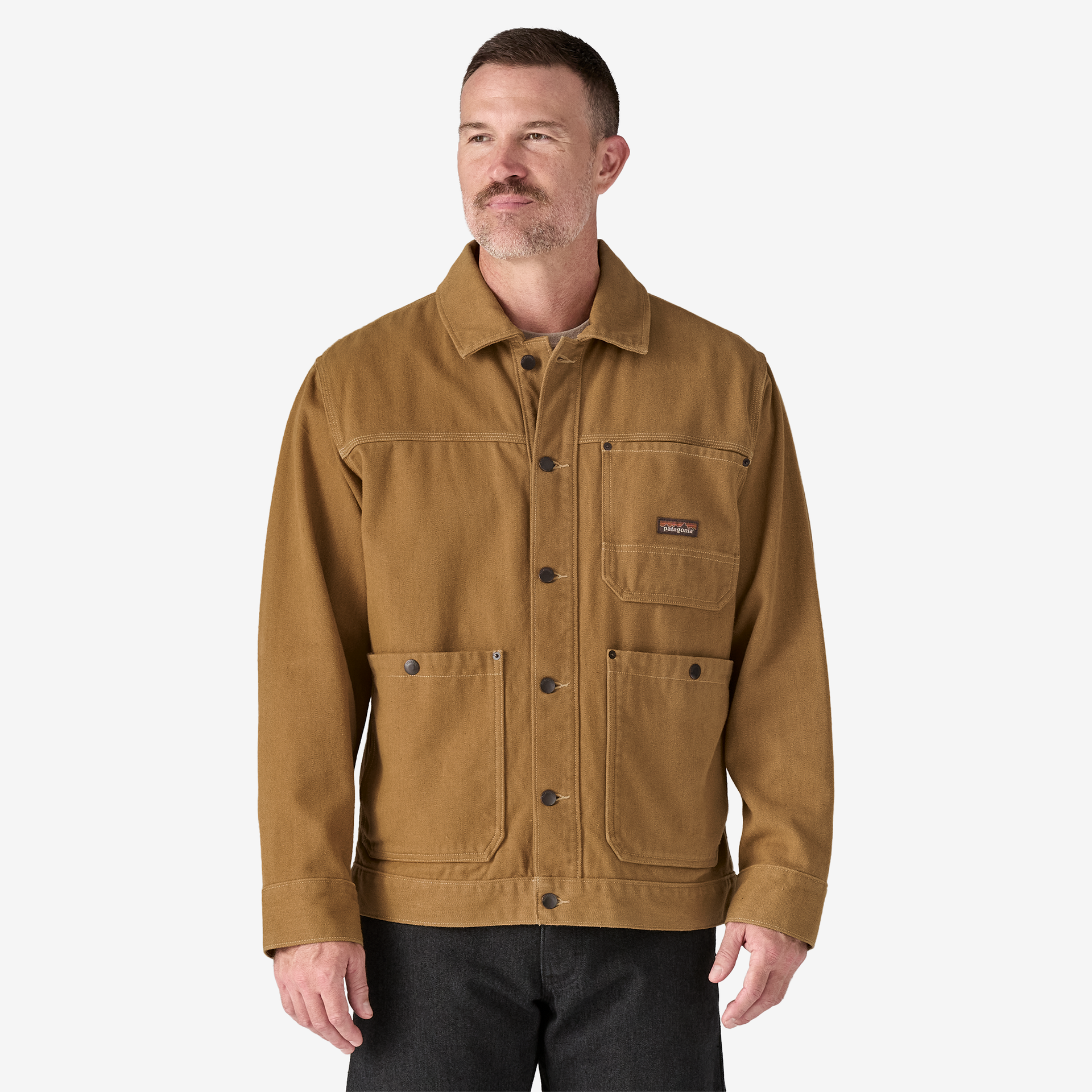 Men's Iron Forge™ Heavy Duty Canvas Chore Coat - Durable Workwear Jacket for Outdoor Labor, Farming & Casual Wear