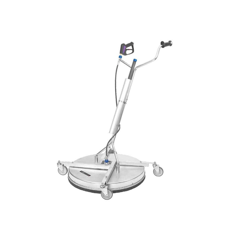 Mosmatic Contractor Flat Surface Cleaner with Lance - 4000 PSI Pressure Washer Attachment for 21 & 30 Degree Nozzles - Ideal for Driveway, Patio, and Concrete Cleaning