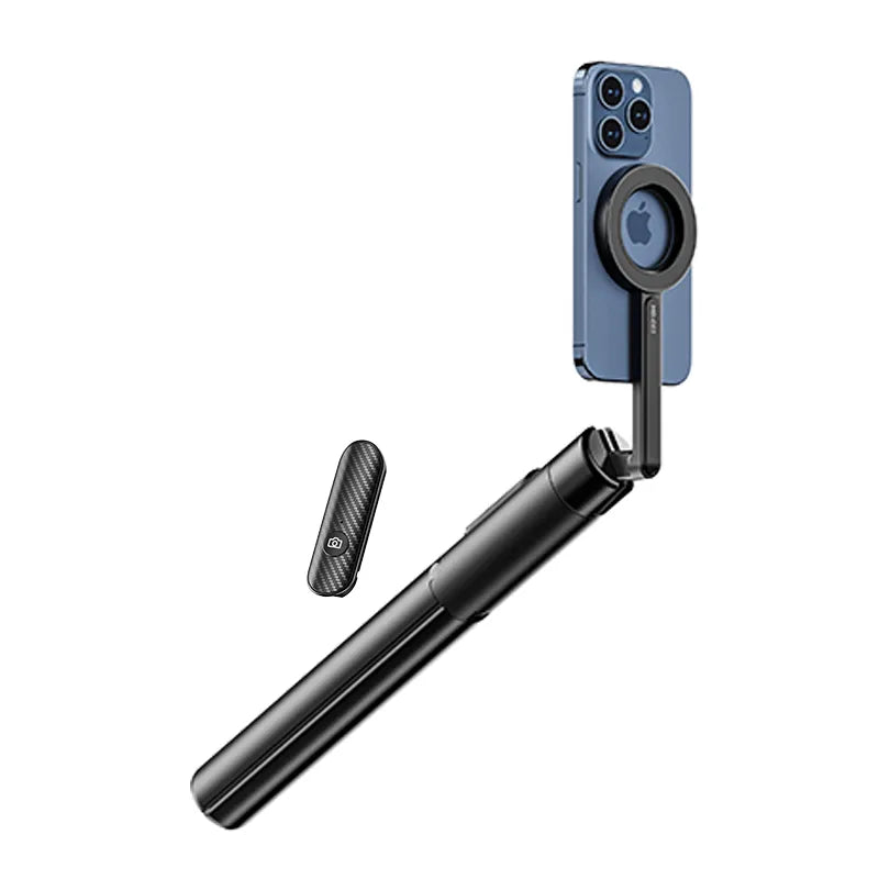 Ulanzi MG 002 Magnetic Phone Selfie Stick Tripod with Max M001B - Portable Travel Tripod for iPhone & Android, Perfect for Vlogging, Live Streaming & Outdoor Photography