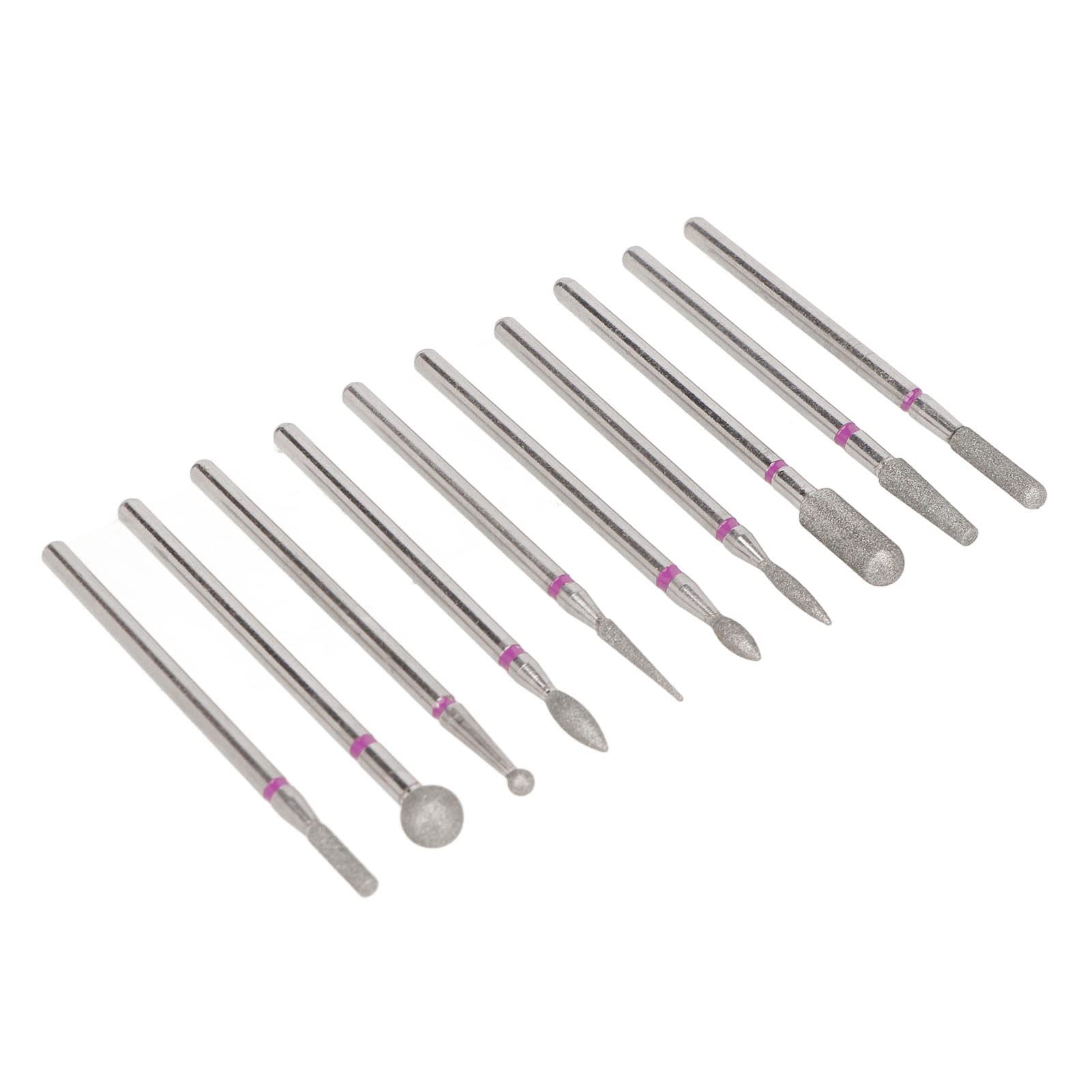 Professional Nail Drill Bits Set - High Strength Smoothing Emery Cuticle Remover for Nail Salon & Manicure | Portable Nail Art Tools for Home & Professional Use | Perfect for Gel Polish Removal & Nail Prep