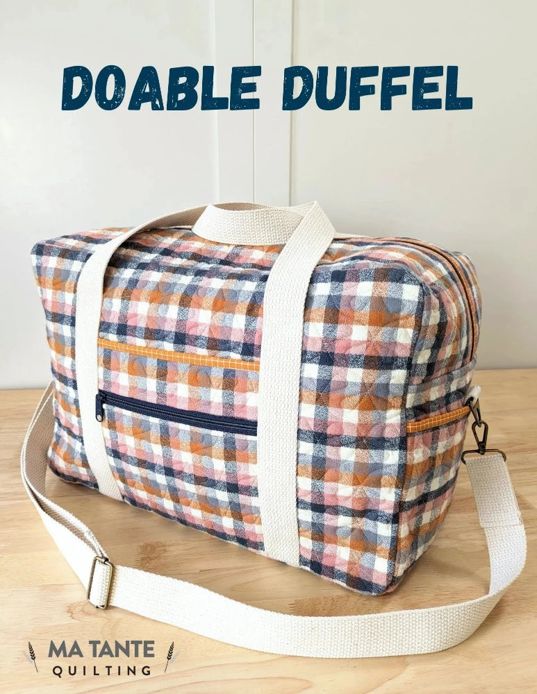 Doable Duffle Bag Pattern - DIY Sewing Guide for Travel & Gym Bags | Perfect for Weekend Getaways & Sports Activities