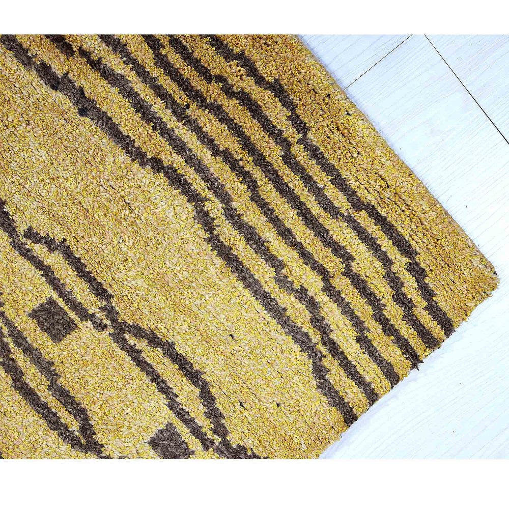Handmade Infinitum Hand Knotted Wool Rug - Premium Bohemian Style Area Rug for Living Room, Bedroom & Home Decor