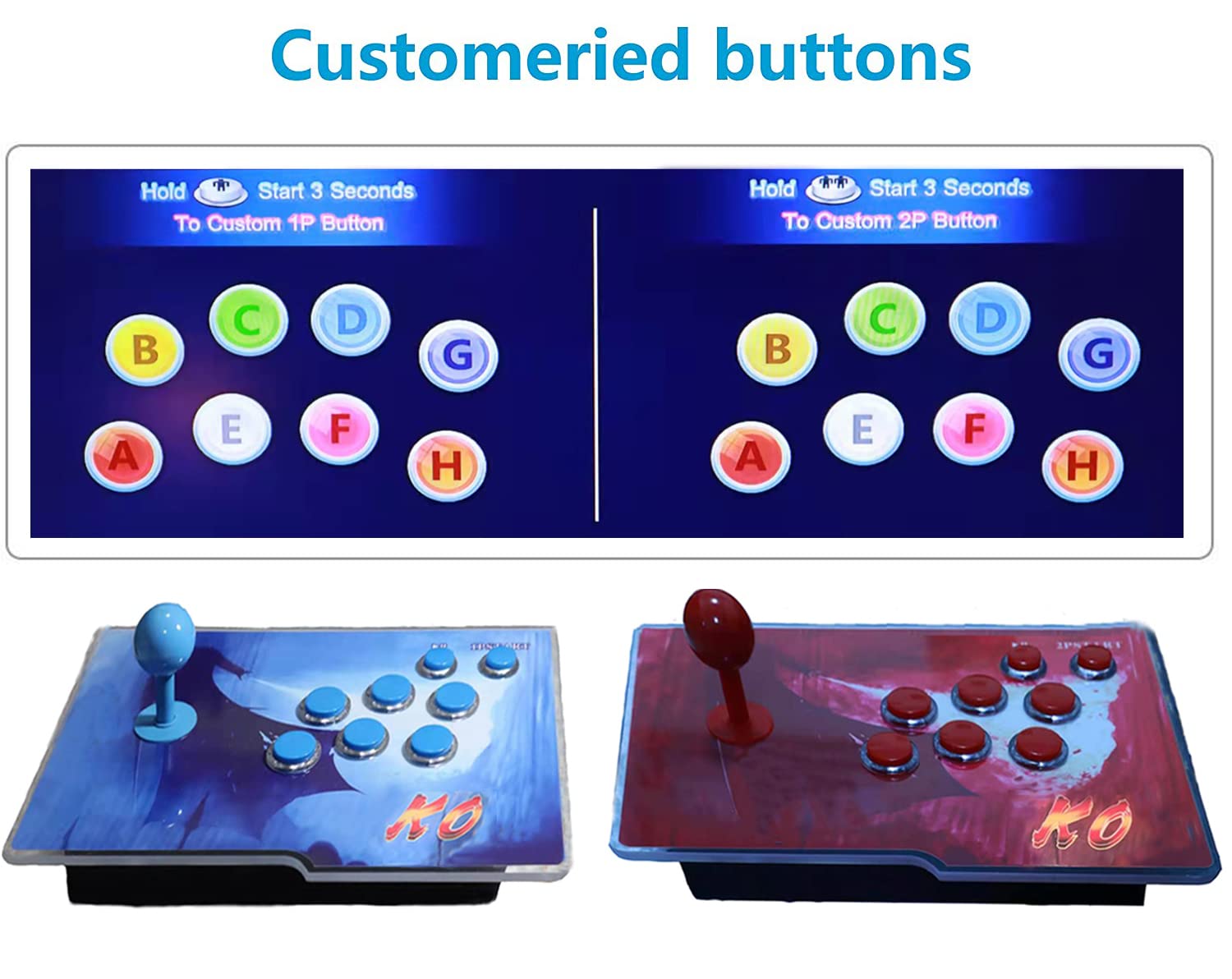 RegiisJoy 28000-in-1 Pandora's Box 50S Arcade Game Console - Retro Gaming Machine for PC, Projector & TV - 2-4 Player Multiplayer with 3D Games | Search, Save, Load & Pause Features | Perfect for Home Entertainment, Game Nights & Retro Gaming Enthusiasts
