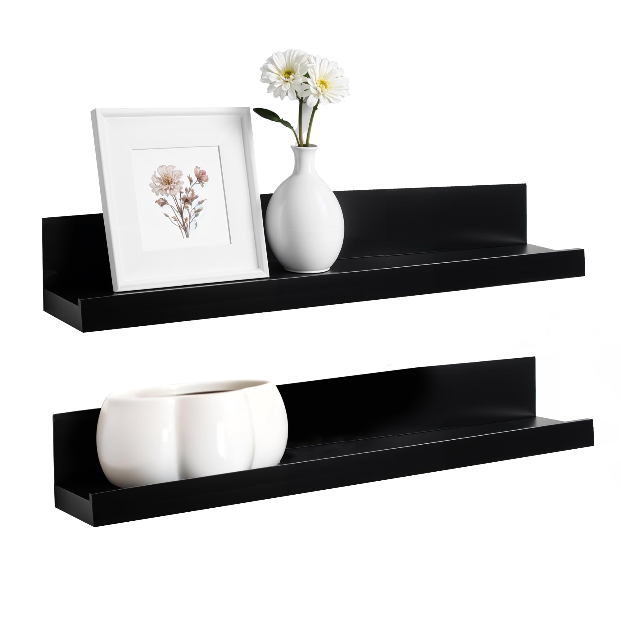 InPlace Floating Wall Shelves Set of 2 - 4.5