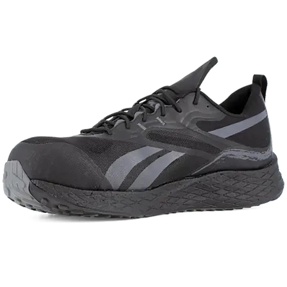 Skechers Floatride Energy 3 Adventure Composite Toe Work Shoes for Men - Black | Lightweight & Comfortable Athletic Shoes for Construction, Warehouse & Outdoor Work