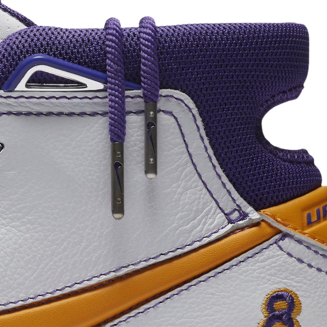 Nike Kobe 1 Protro Basketball Shoes - White/Del Sol/Varsity Purple | High-Performance Court Sneakers for Men | Perfect for NBA Games, Training & Streetwear Fashion