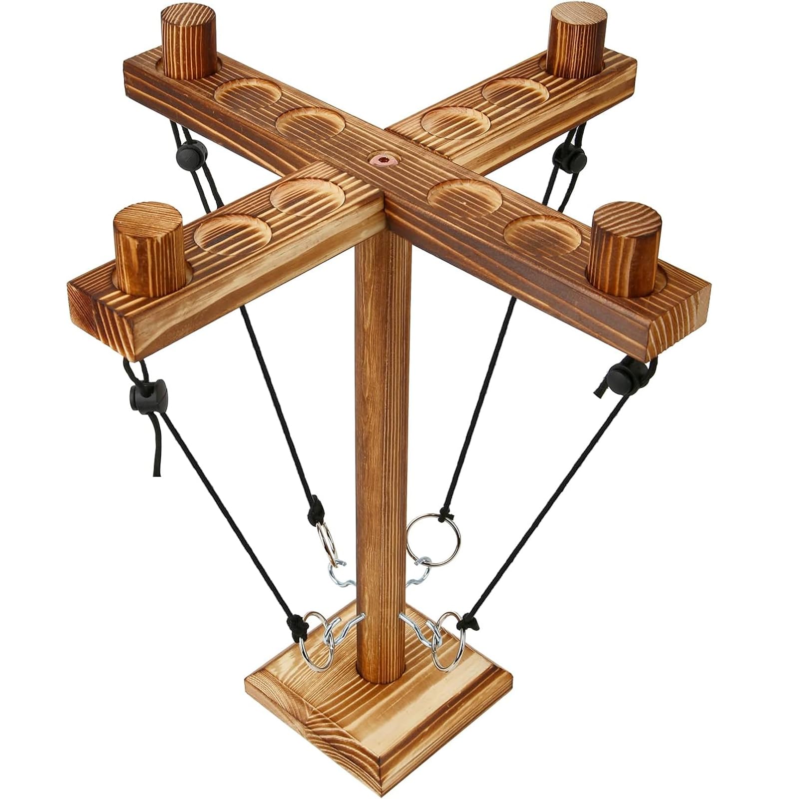 Premium Ring Toss Game Set for Adults - Fun Hook & Ring Outdoor/Indoor Party Game with Portable Carrying Bag - Perfect for Family Gatherings, Backyard BBQs, Beach Parties, Game Nights & Bar Entertainment