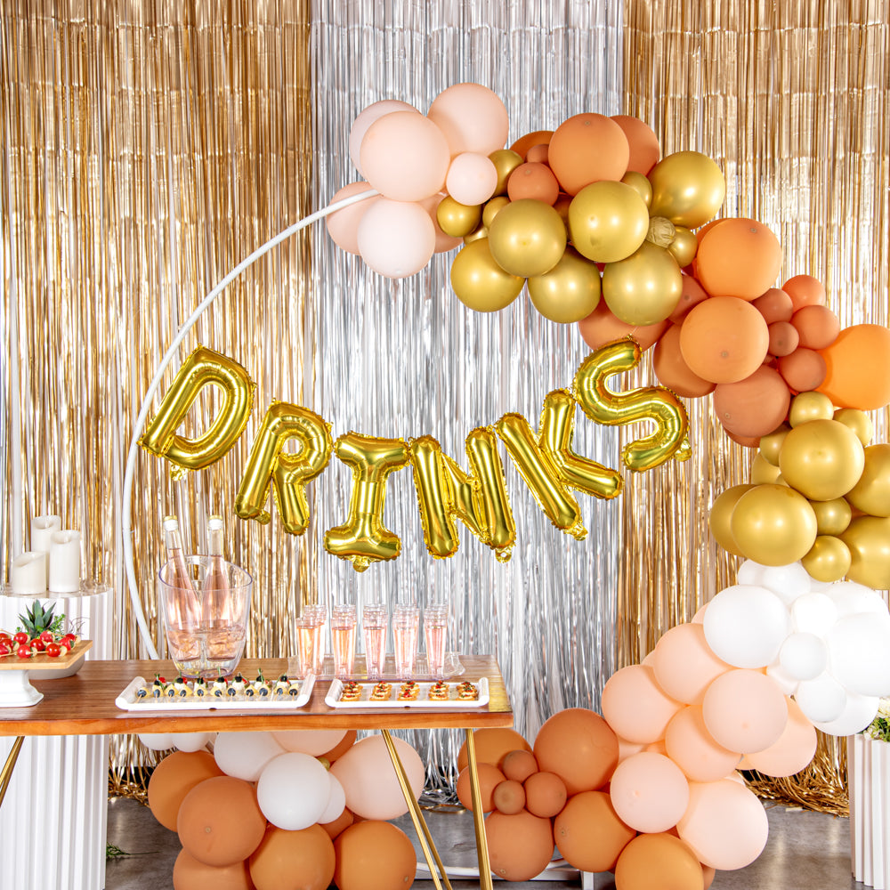 Balloonify Gold Mylar Letter S Balloon - 16 Inch Large Foil Alphabet Balloons for Birthday Party Decorations, Baby Showers & Wedding Celebrations - 1 Count Box