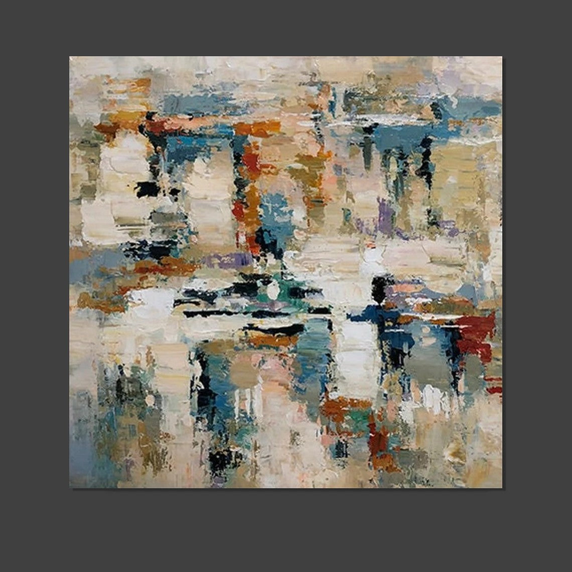 Hand Painted Extra Large Abstract Canvas Painting - Modern Wall Art for Bedroom Decor | Perfect for Living Room, Office & Home Interior Design