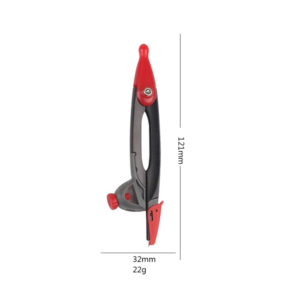 Cabilock Geometry Tool Kit - Protractor, Compass & School Supplies Set for Students - Perfect for Math Class, Homework & Engineering Drawings