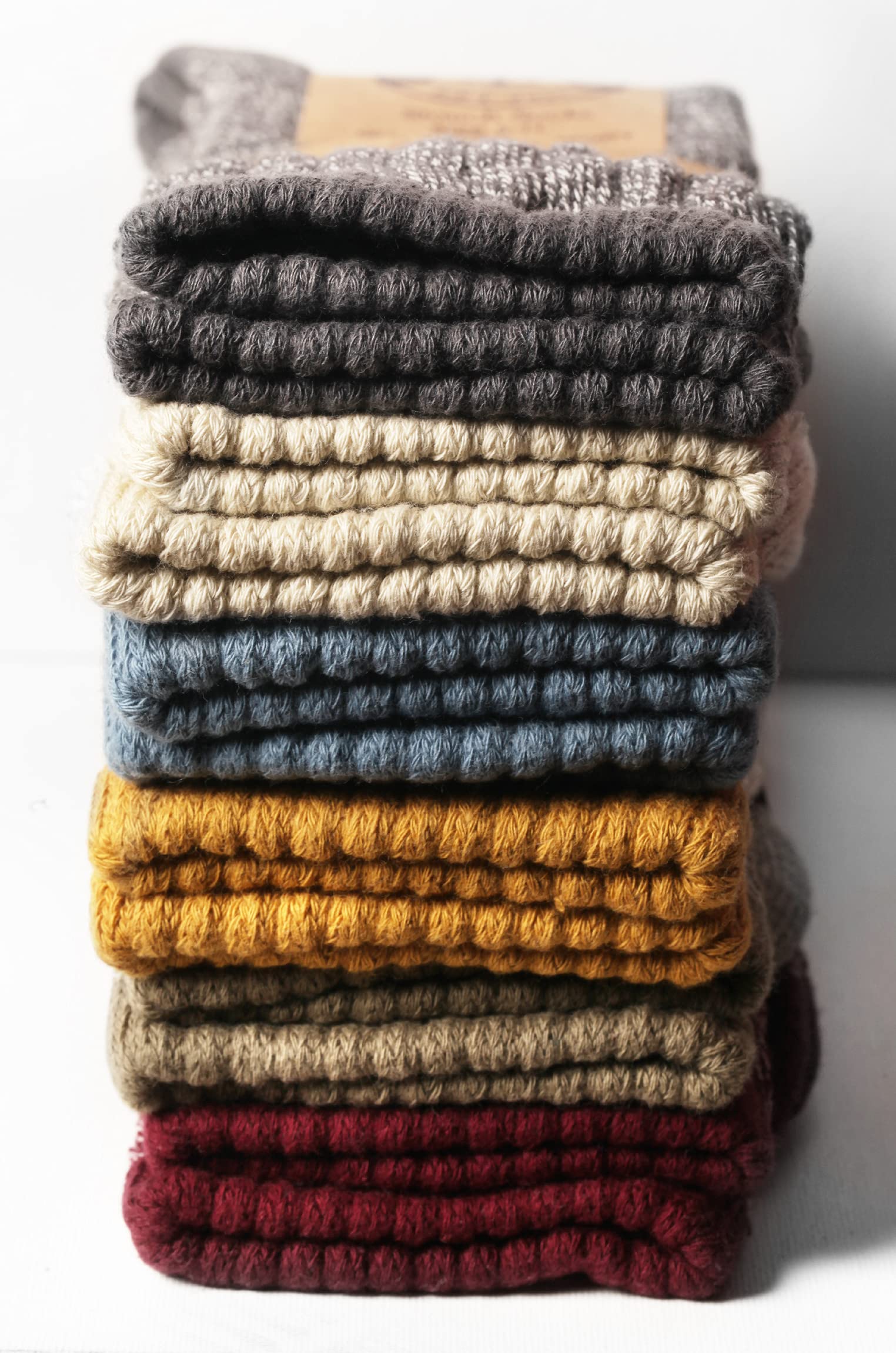 Yacht & Smith 60 Pack Women's Cotton Slouch Socks - Soft Knee High Boot Socks for Women - Perfect for Winter, Boots & Casual Wear
