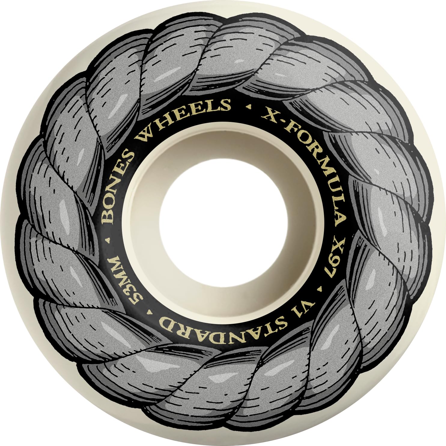 Bones X-Formula 97A Skateboard Wheels - High Performance Wheels for Street & Park Skateboarding - Perfect for Tricks, Cruising & Smooth Rides