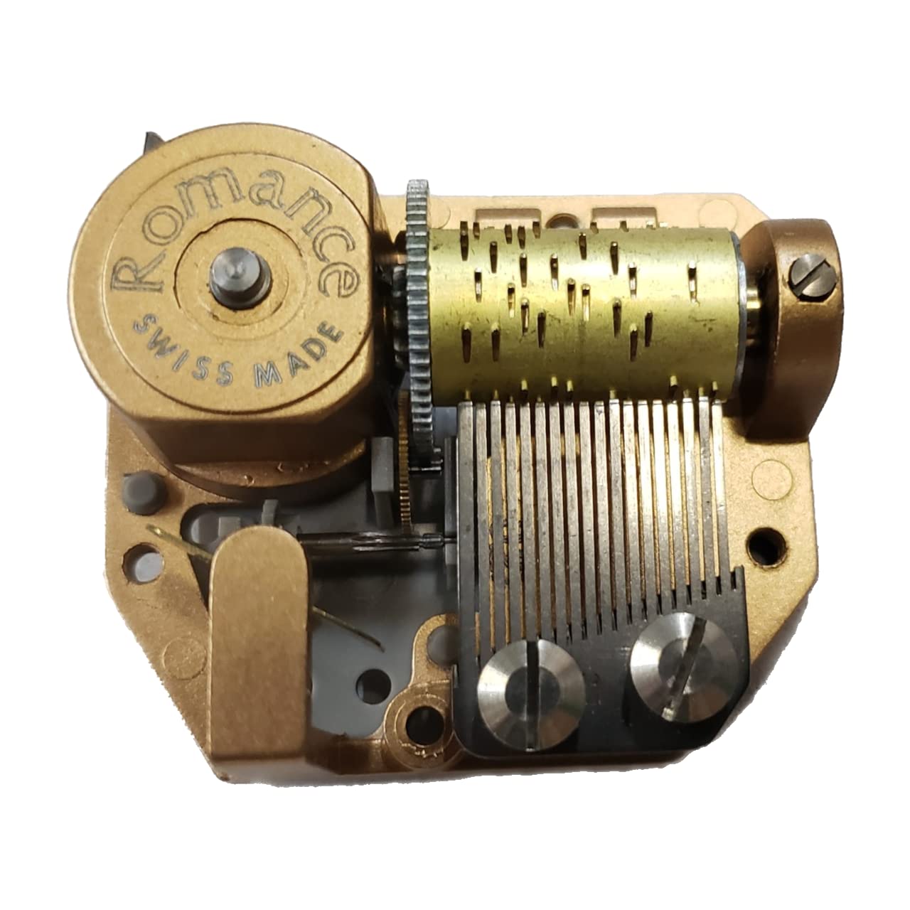 Reuge Swiss 18-Note Musical Movement Mechanism - Skaters Waltz Music Box | Romantic Gift for Anniversaries, Weddings & Special Occasions