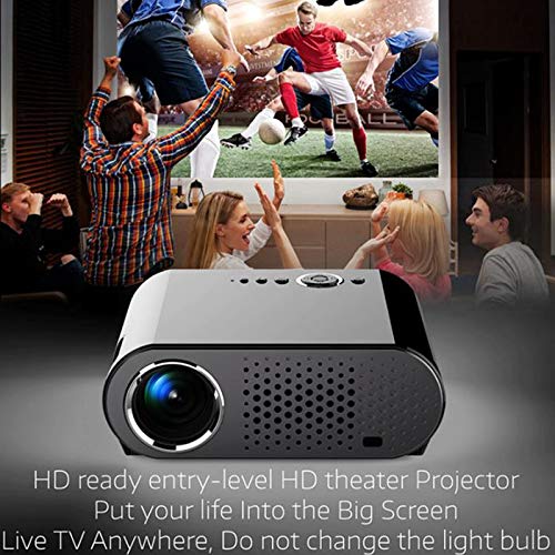 XIAOYUE Mini Projector for Home Entertainment - Portable Bluetooth & WiFi Smart Projector, HD Home Theater & Outdoor Movie Projector - Perfect for Movie Nights, Gaming, and Outdoor Camping