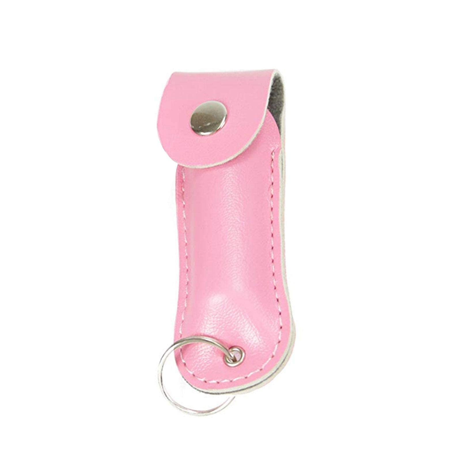 MK3 Canister OC/Mace Spray Holder – Leather Belt Holster with Key Ring, Soft Pouch for Pepper Spray (Pepper Spray Not Included, Random Color) – Perfect for Self-Defense, Jogging & Outdoor Safety