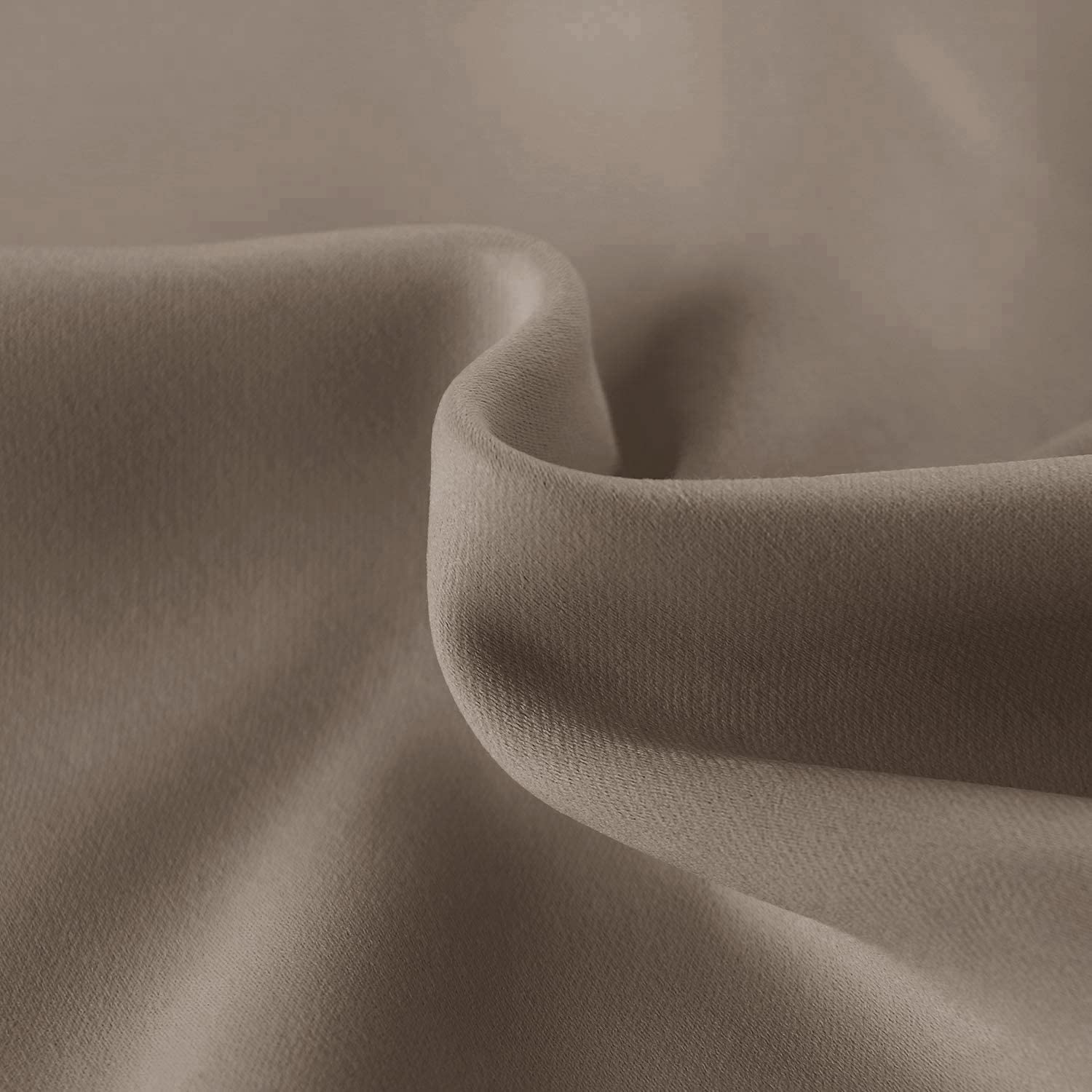 Thermal Insulated Blackout Valance Curtains for Kitchen - Solid Window Treatment, Camel Color, 42 x 18 Inches, 1 Panel - Perfect for Privacy, Light Control & Energy Efficiency in Home & Office