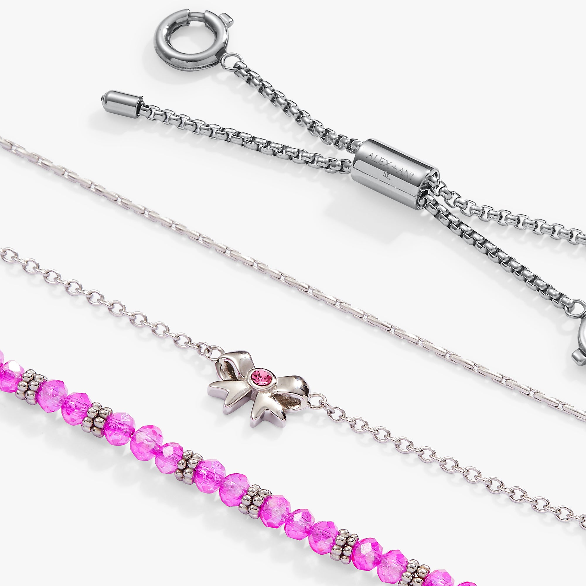 Handmade Bow Stranded Bracelet Set for Women - Elegant Friendship & Fashion Jewelry Gift - Perfect for Parties, Weddings, and Everyday Wear