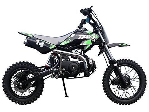 Tao Tao DB14 110cc Dirt Bike for Adults & Teens - Blue Off-Road Motorcycle for Trail Riding & Motocross Racing