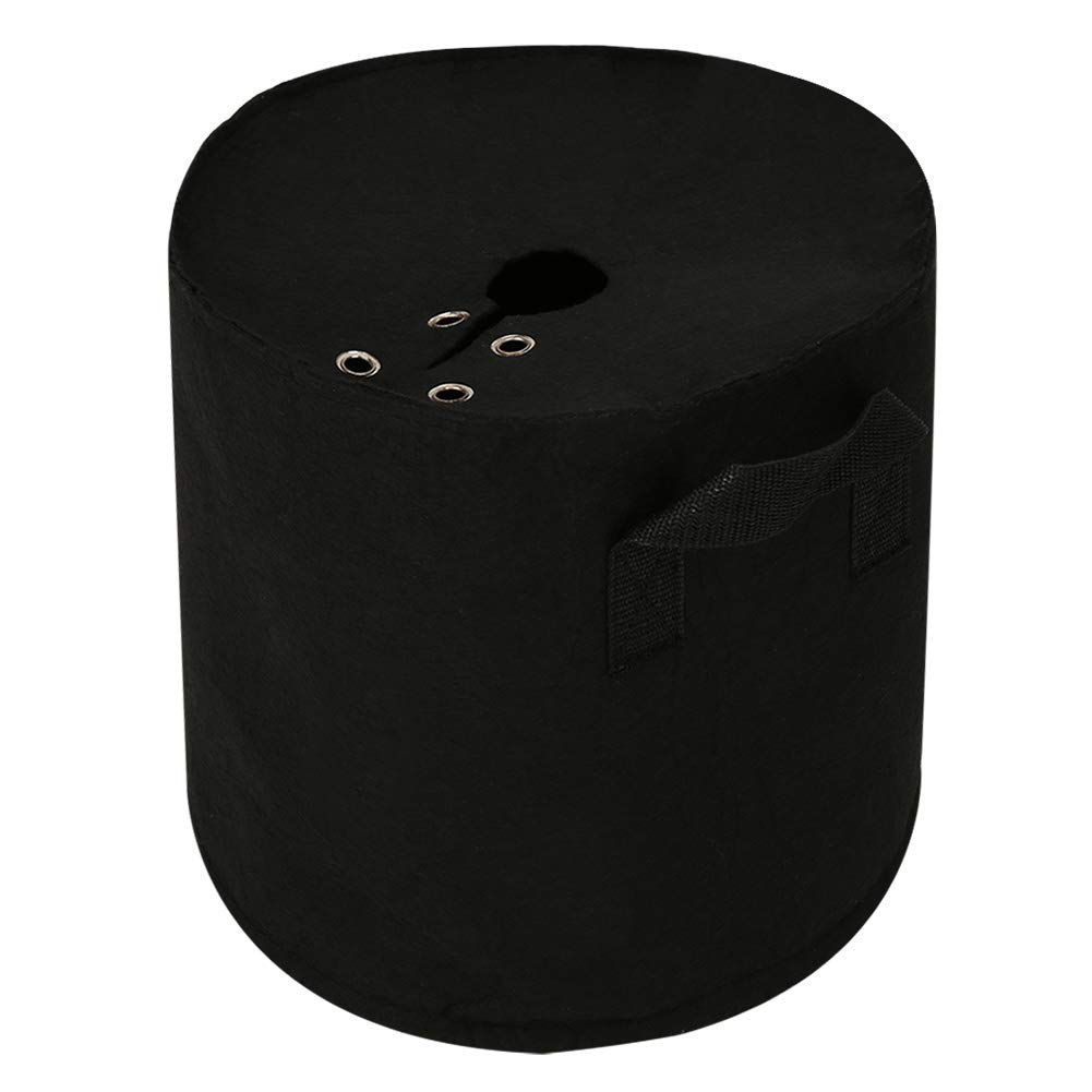 10 Gallon Black Vegetable Grow Bags with Handles - Potato Planting Bags for Outdoor Gardening, Balcony Decor & Plant Containers | Perfect for Tomatoes, Herbs & Root Vegetables