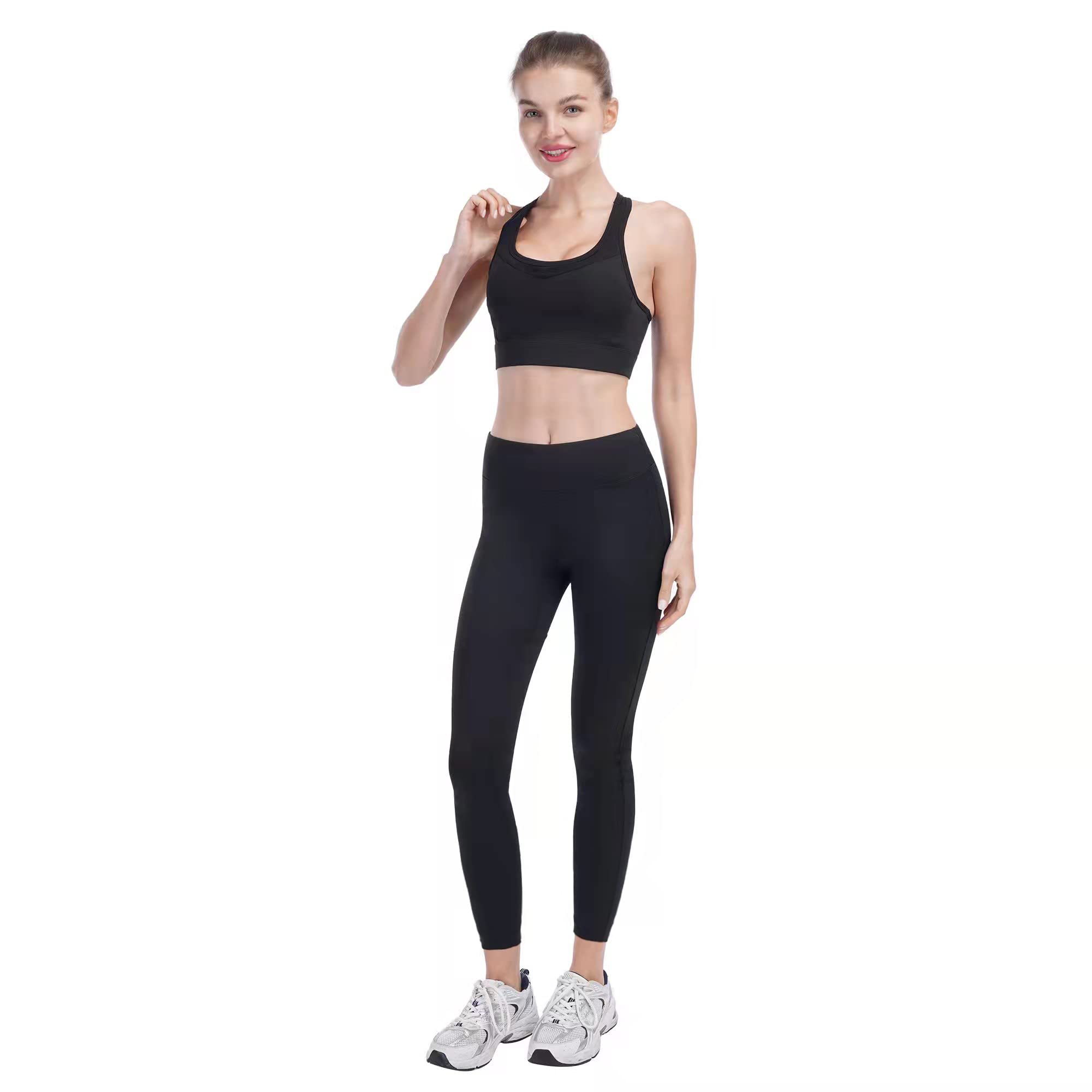 5-Piece Women's Workout Sets - Yoga Outfits & Activewear Tracksuit for Gym, Running & Fitness | Breathable & Comfortable Exercise Clothes for Yoga, Pilates & Home Workouts