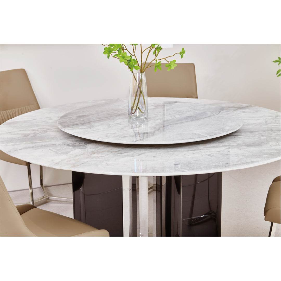 Premium Marisol Sintered Stone Dining Table - Durable & Scratch-Resistant - Modern Kitchen & Dining Room Furniture for Family Gatherings & Dinner Parties