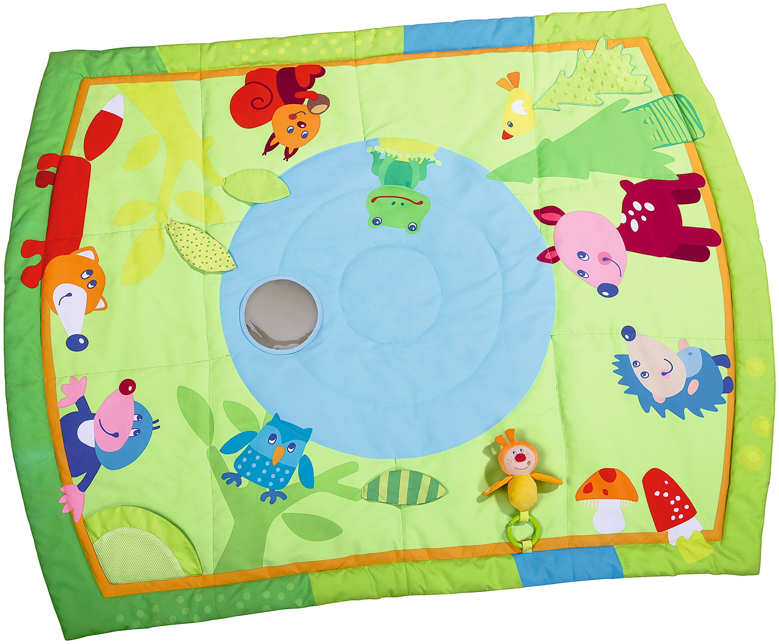 HABA Magic Woods Play Rug - Soft & Durable Kids Play Mat for Indoor & Outdoor Use - Perfect for Playrooms, Daycares, and Nursery Decor