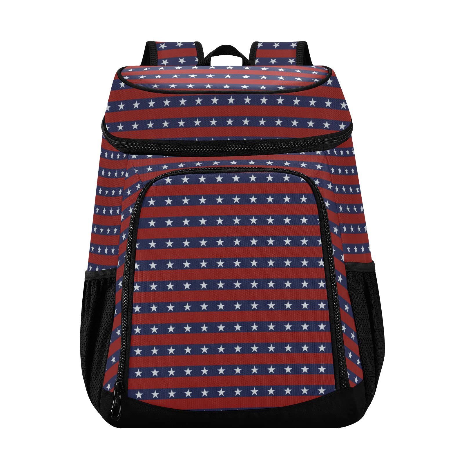 Colorful Dinosaurs Insulated Cooler Backpack - Large Capacity Reusable Cooler Bag for Picnic, Hiking, Camping, Fishing | Perfect for Outdoor Adventures, Beach Trips & Tailgating Parties