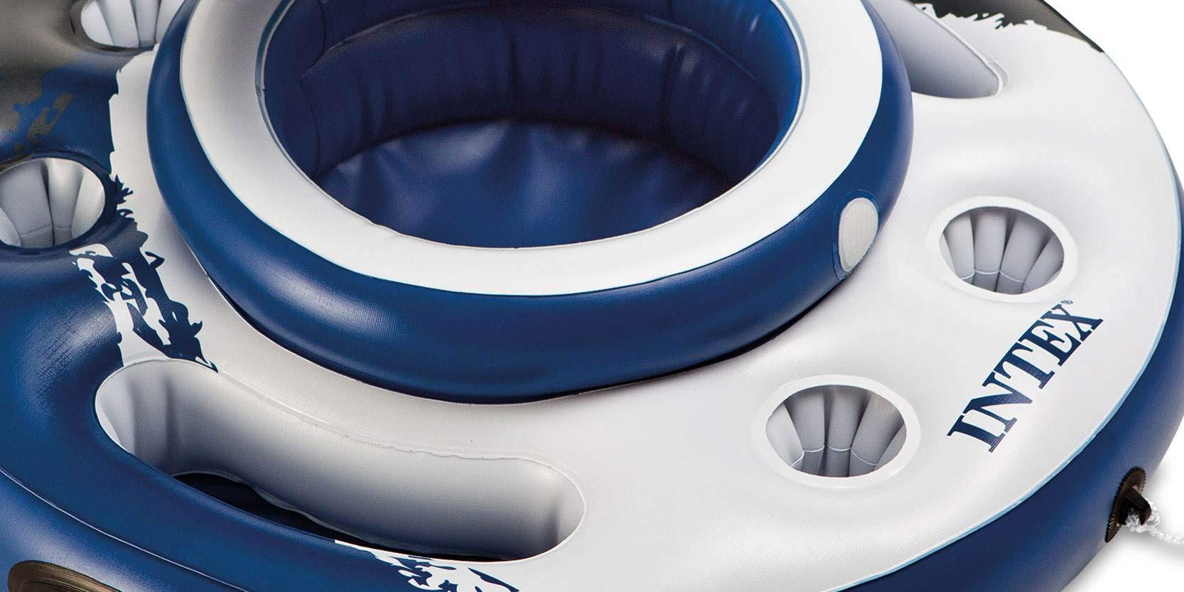 Intex Mega Chill Inflatable Floating Beverage Cooler - 24 Can Capacity (6 Pack) - Perfect for Pool Parties, Beach Trips & Summer BBQs