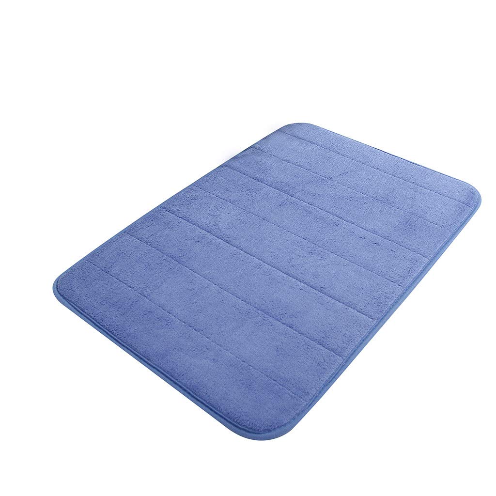 Selomore Super Absorbent Memory Foam Bath Mat - Soft Non-Slip Shower Rug for Bathroom, Bedroom & Floor Decor - Perfect for Wet Areas, Spa & Home Comfort