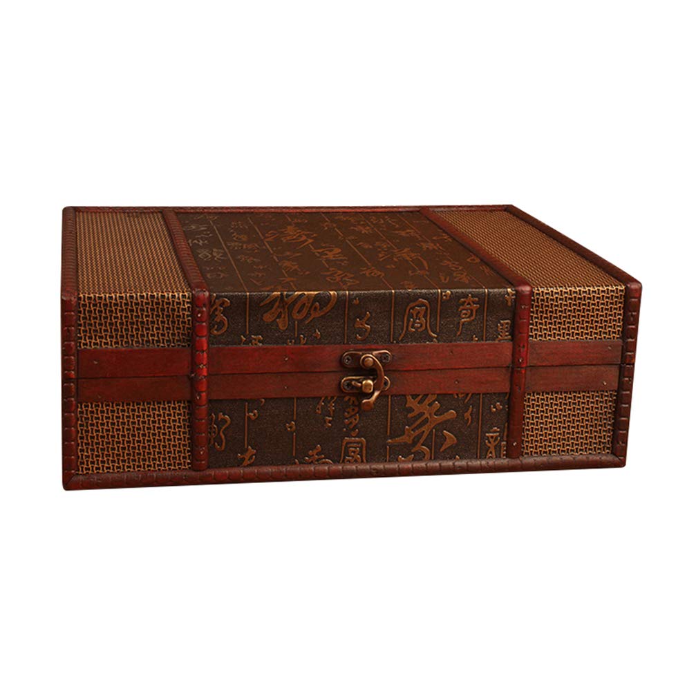 Elegant Wooden Keepsake Box with Lid - Decorative Memory Storage Box for Recipes, Jewelry & Mementos | Perfect for Home Decor, Wedding Gifts & Sentimental Storage